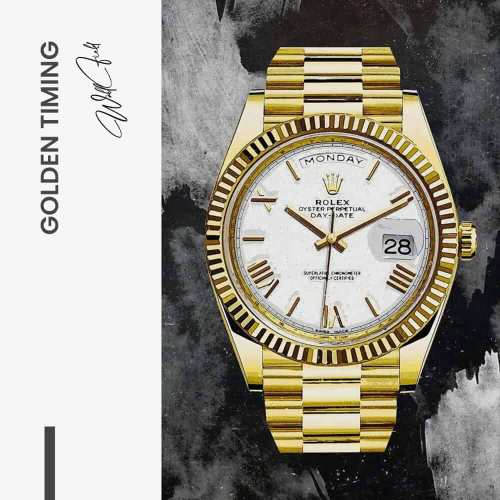 Golden Timing - Glass