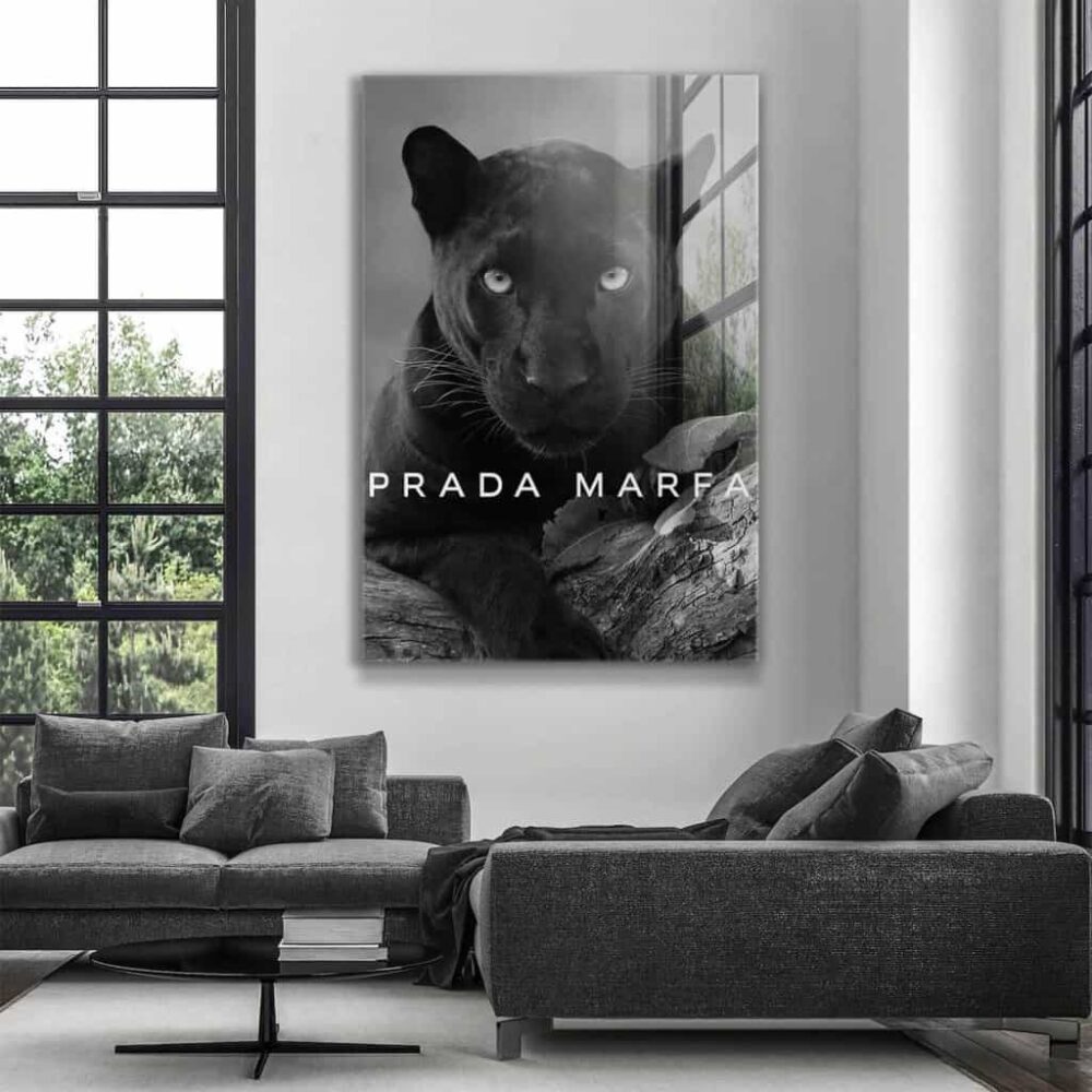 Designer Panther - Glass