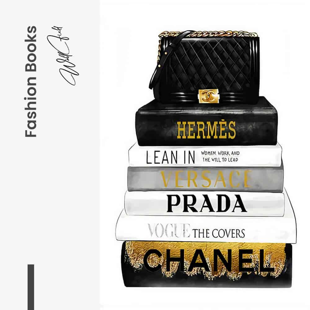 Fashion Books - tuinposter