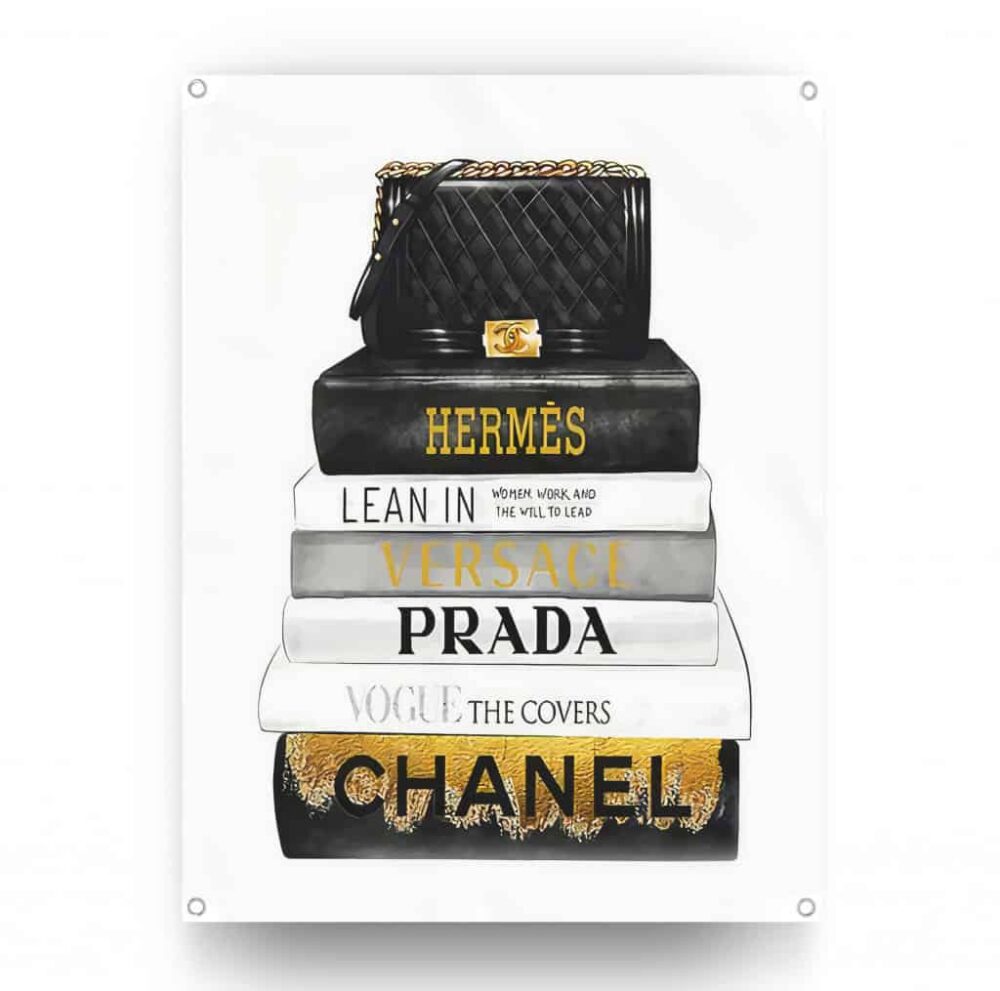 Fashion Books - tuinposter