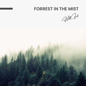 Forrest in the Mist - Muurcirkel Glass
