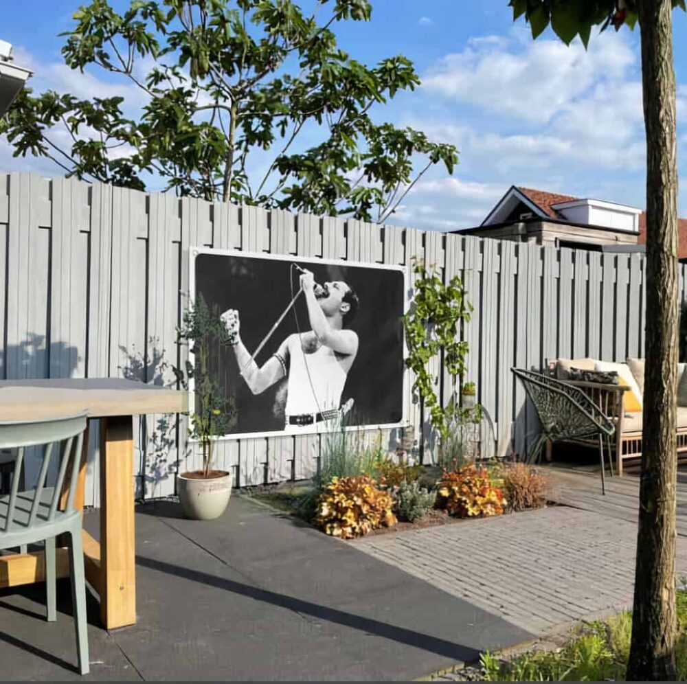 Freddie Mercury - tuinposter
