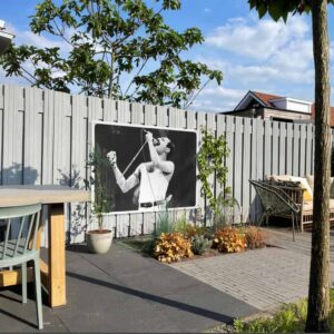 Freddie Mercury - tuinposter