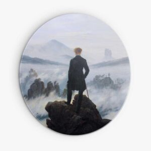 Casper David Friedrich - Muurcirkel Dibond