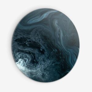 Cloud Stone - Muurcirkel Dibond