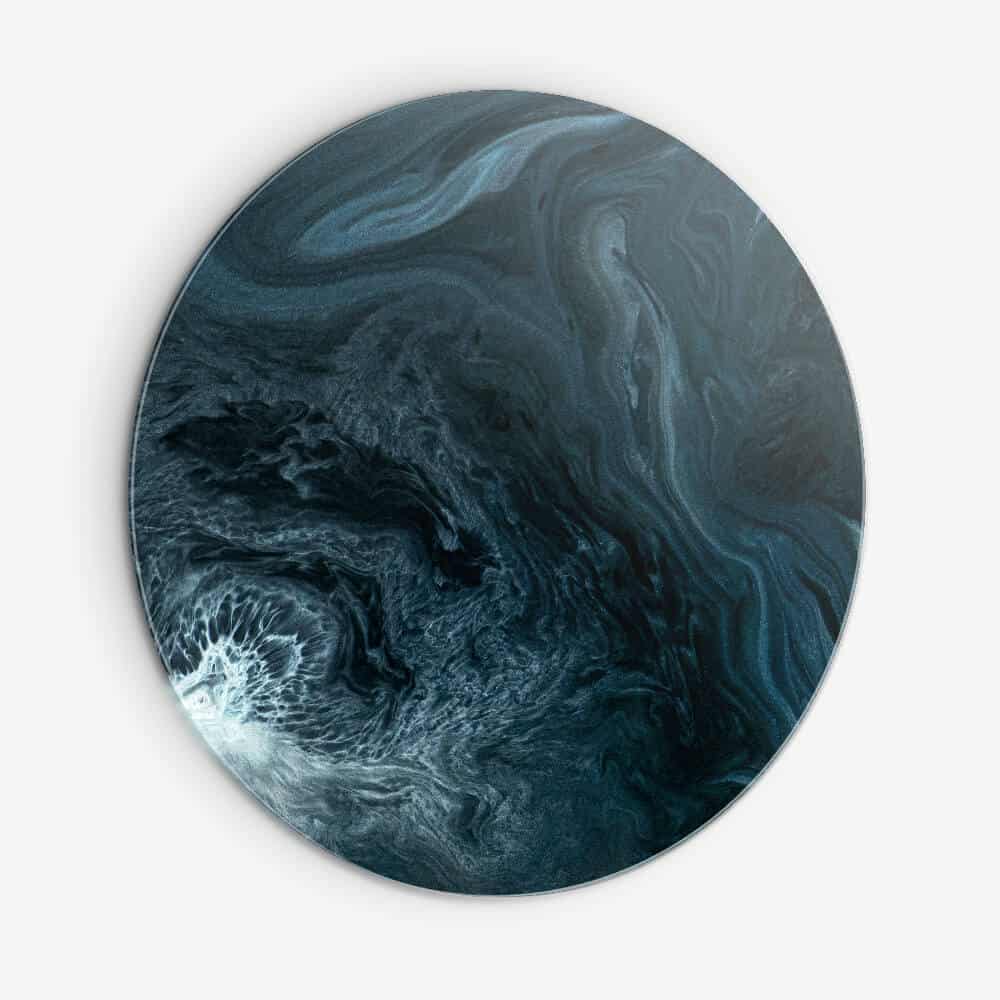 Cloud Stone - Muurcirkel Dibond