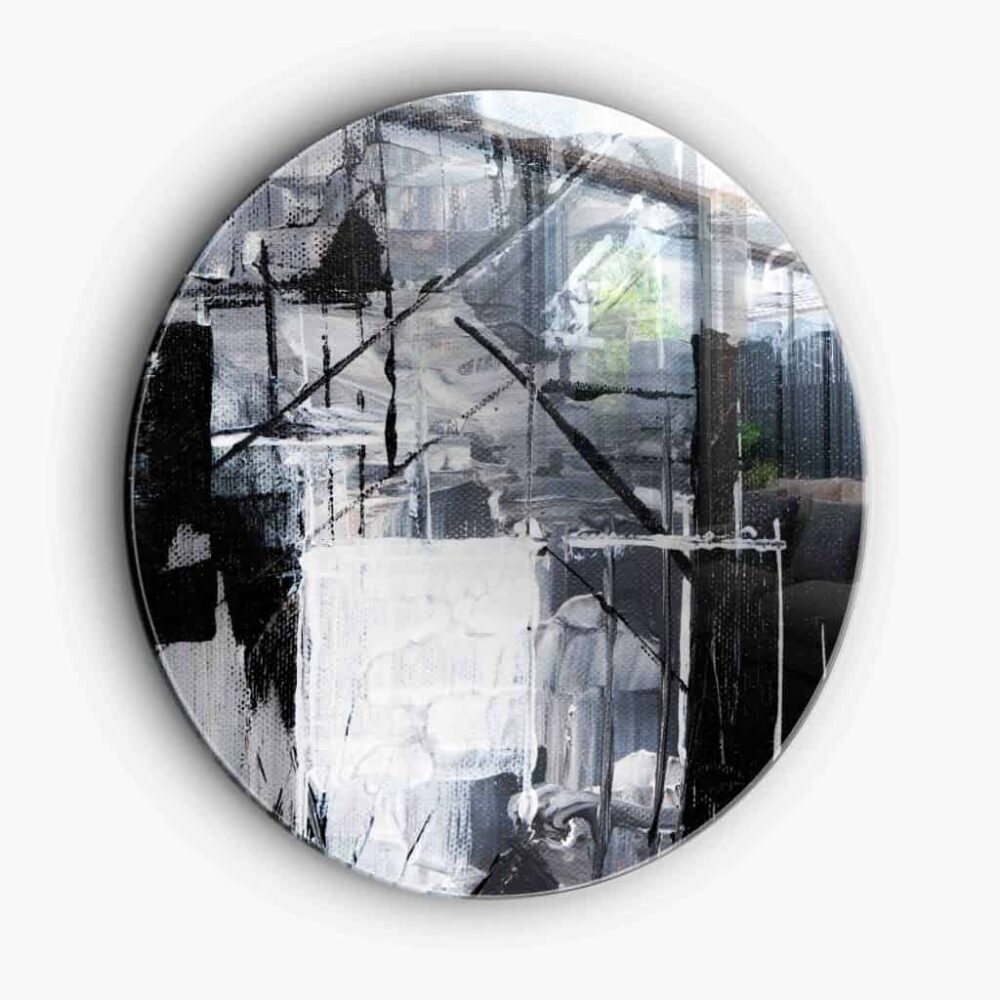 Acrylic Paint II - Muurcirkel Glass