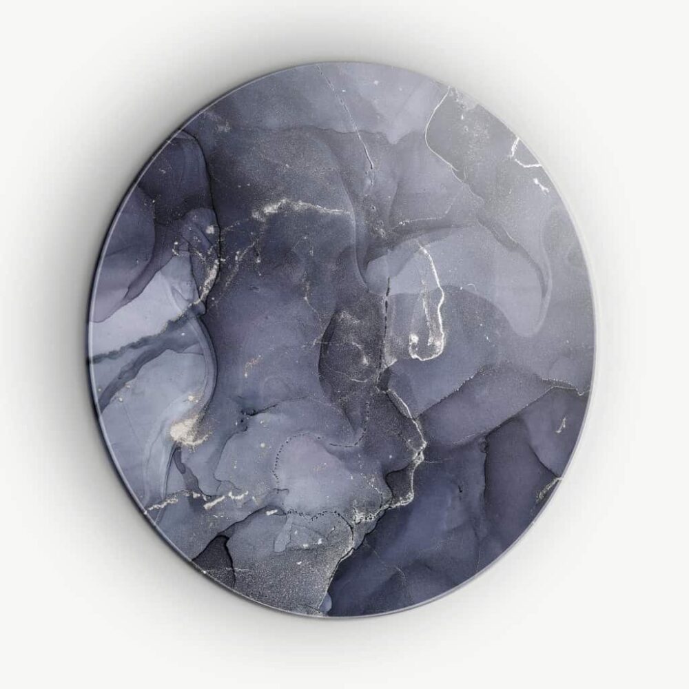 Night Stone - Muurcirkel Dibond