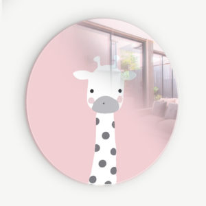 Loving Animals I - Muurcirkel Glass