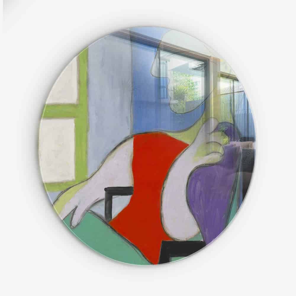 Picasso - Muurcirkel Glass