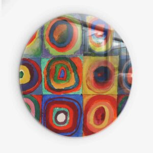 Kandinsky VI - Muurcirkel Glass