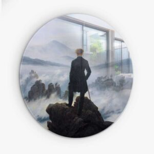 Casper David Friedrich - Muurcirkel Glass