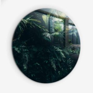 Jungle Plants - Muurcirkel Glass