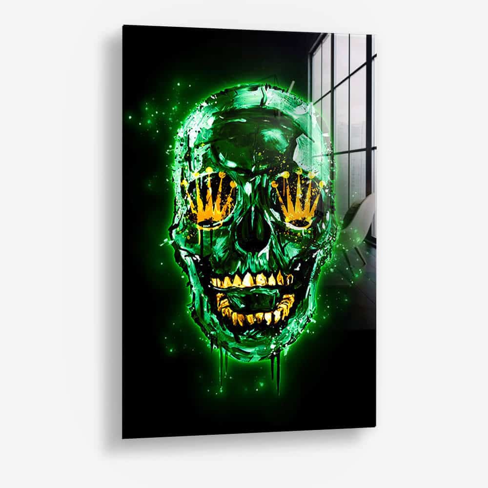 Green Skull (Limited Edition) – Glass