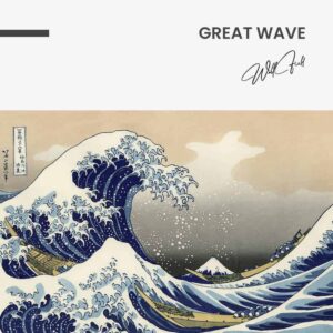 Great Wave - tuinposter