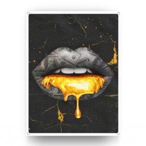 Money Lips - tuinposter