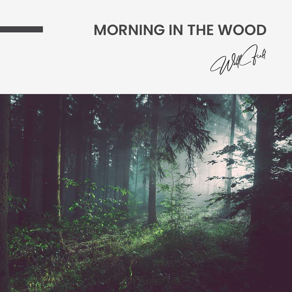 Morning in the Wood - Muurcirkel Glass
