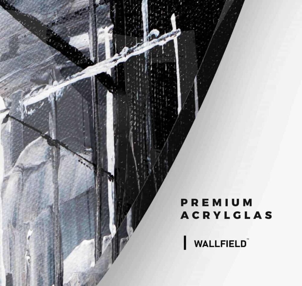 Acrylic Paint II - Muurcirkel Glass