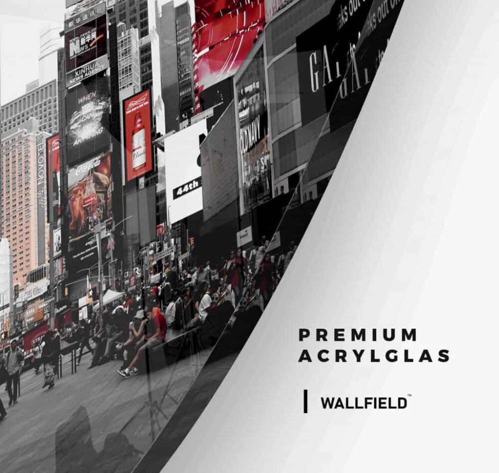 New York III - Muurcirkel Glass