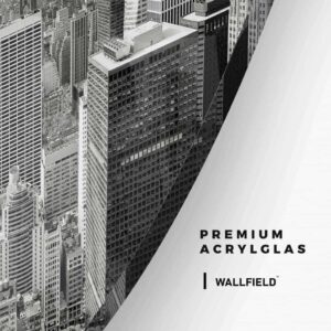 Manhattan - Muurcirkel Glass