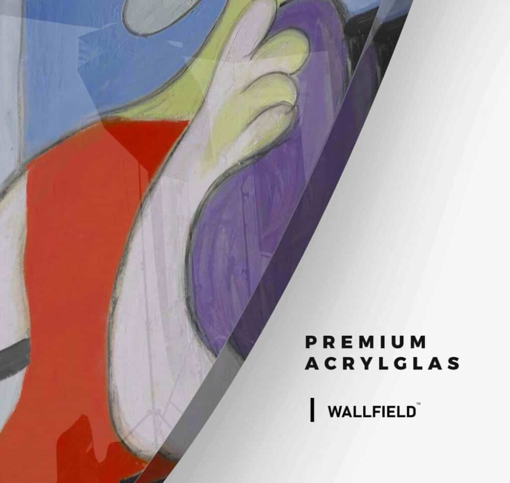 Picasso - Muurcirkel Glass