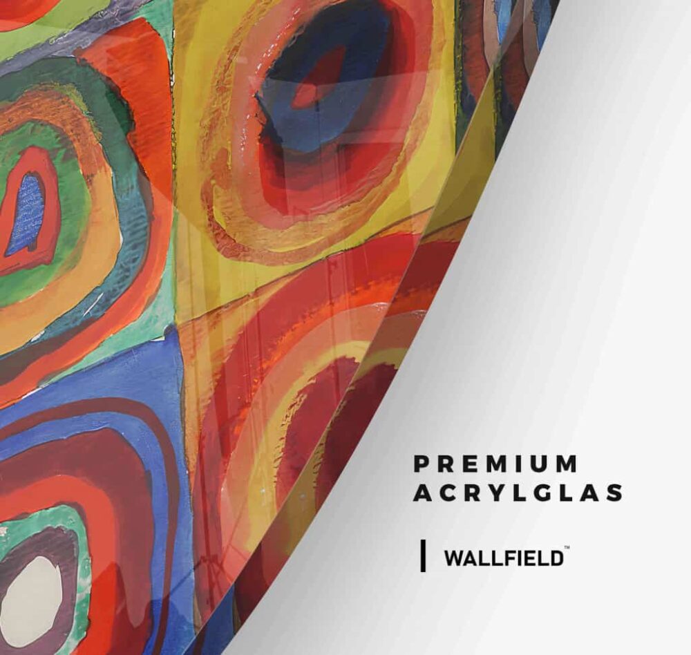 Kandinsky VI - Muurcirkel Glass