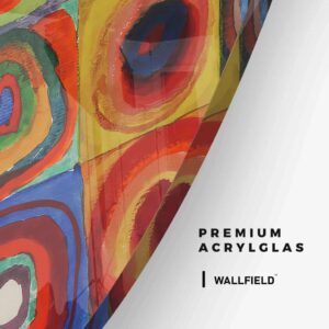 Kandinsky VI - Muurcirkel Glass