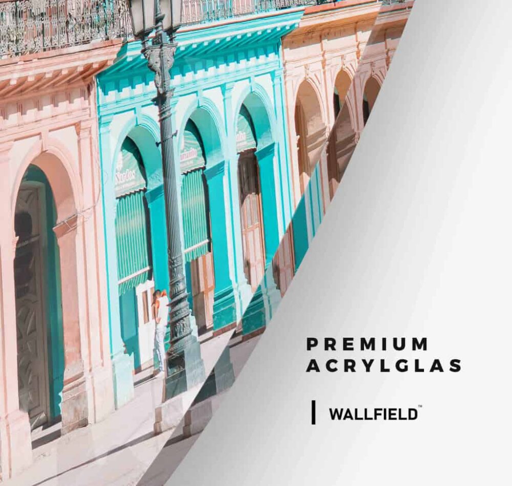 Colorful Cuba - Muurcirkel Glass