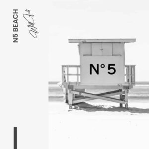 N5 Beach - Muurcirkel Dibond
