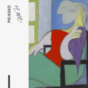 Picasso - Muurcirkel Dibond