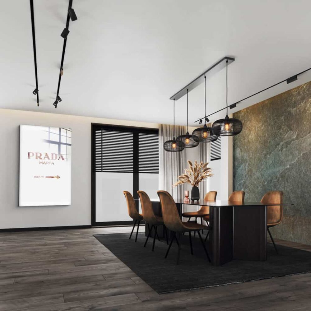 Rose Prada Marfa - Glass