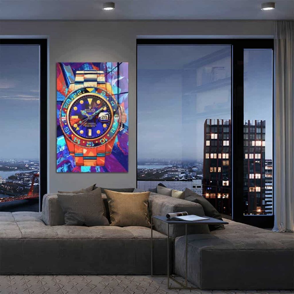 The Colored Watch - Glass
