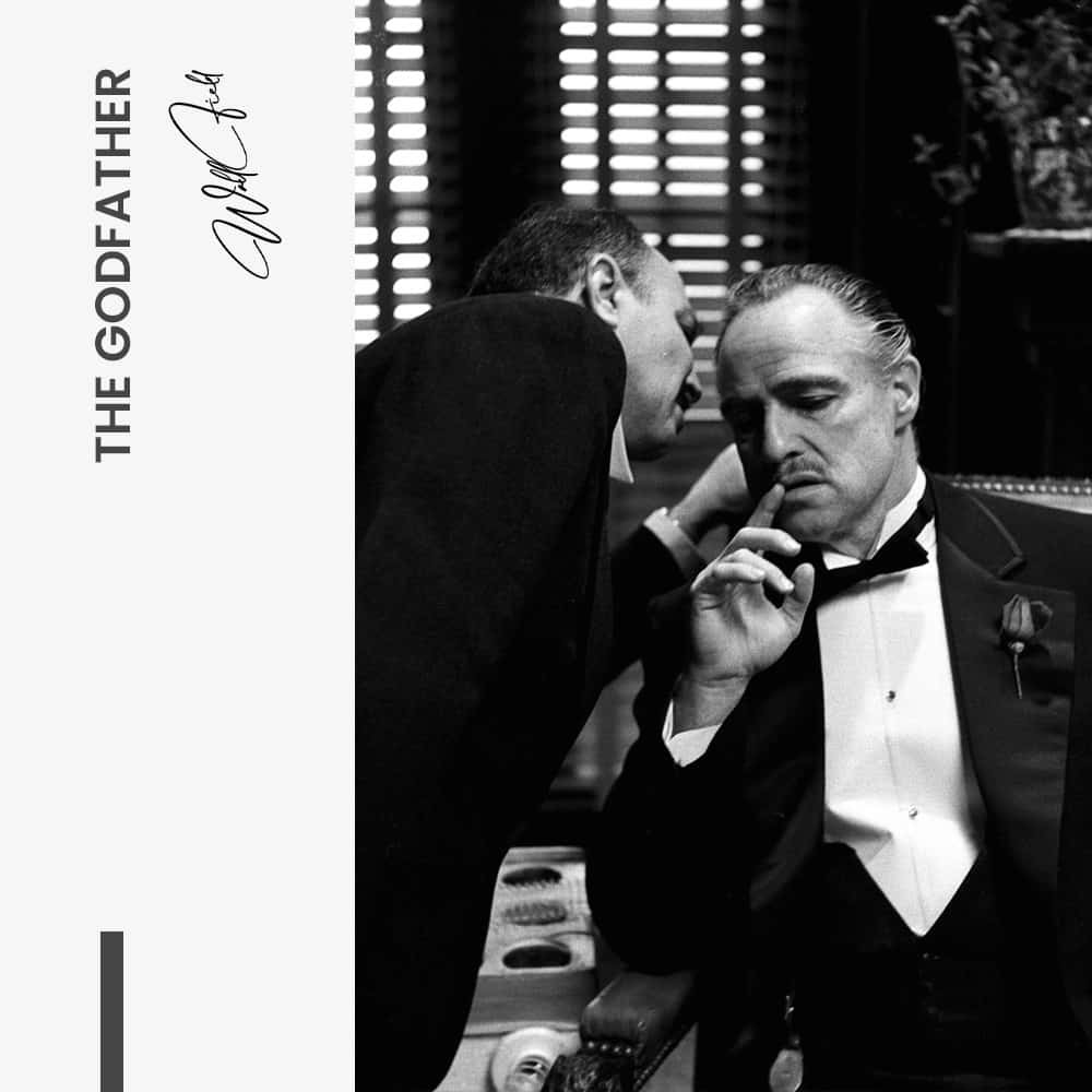 The Godfather - Muurcirkel Glass