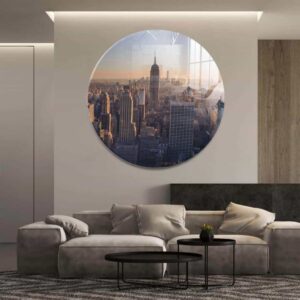 The City that never Sleeps - Muurcirkel Glass