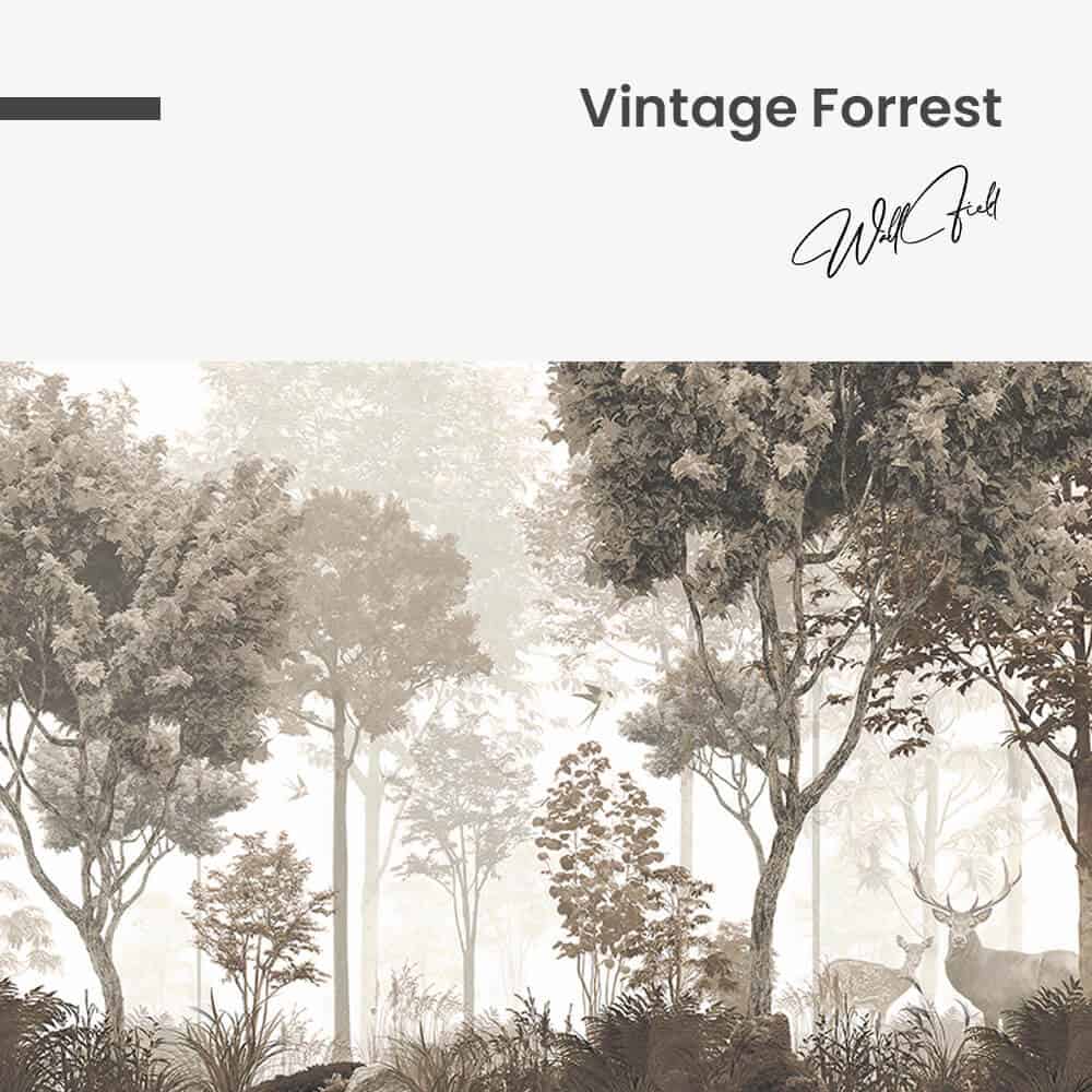 Vintage Forrest - tuinposter