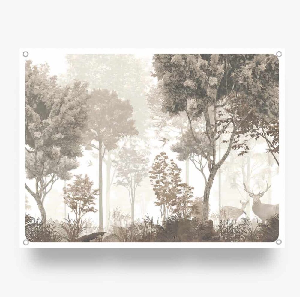 Vintage Forrest - tuinposter
