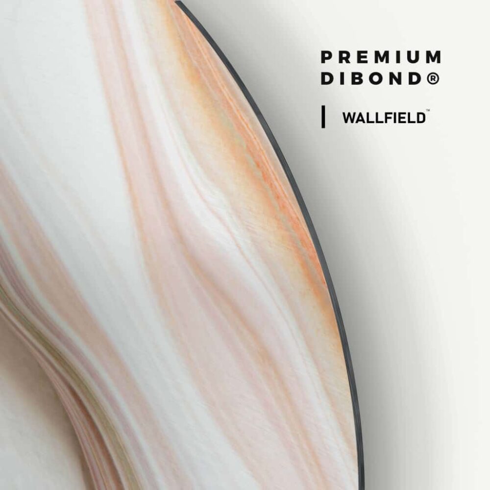 Sand Stone - Muurcirkel Dibond