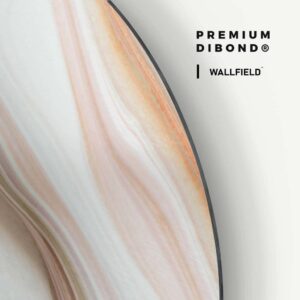 Sand Stone - Muurcirkel Dibond