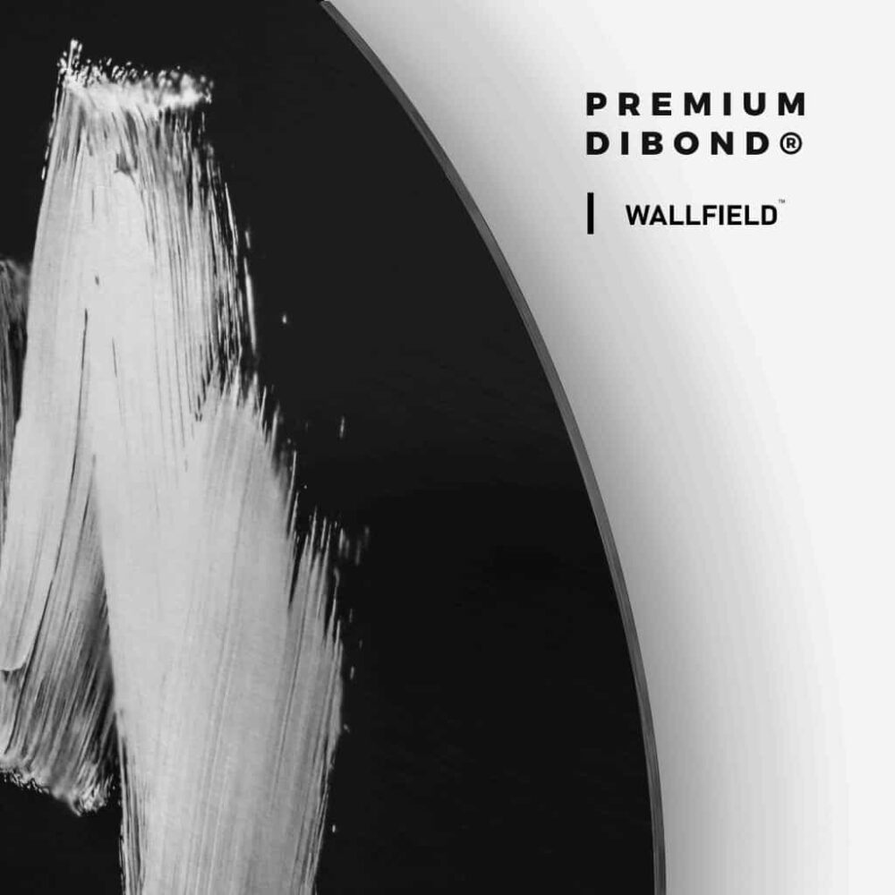 Abstract I - Muurcirkel Dibond