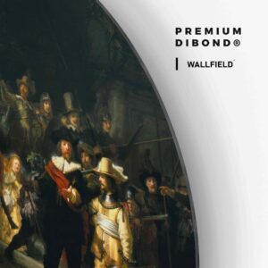 Nachtwacht - Muurcirkel Dibond