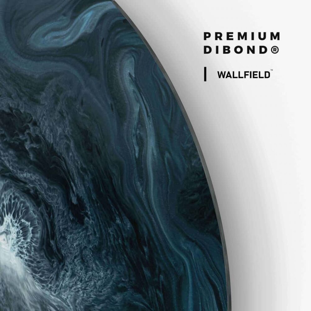 Cloud Stone - Muurcirkel Dibond