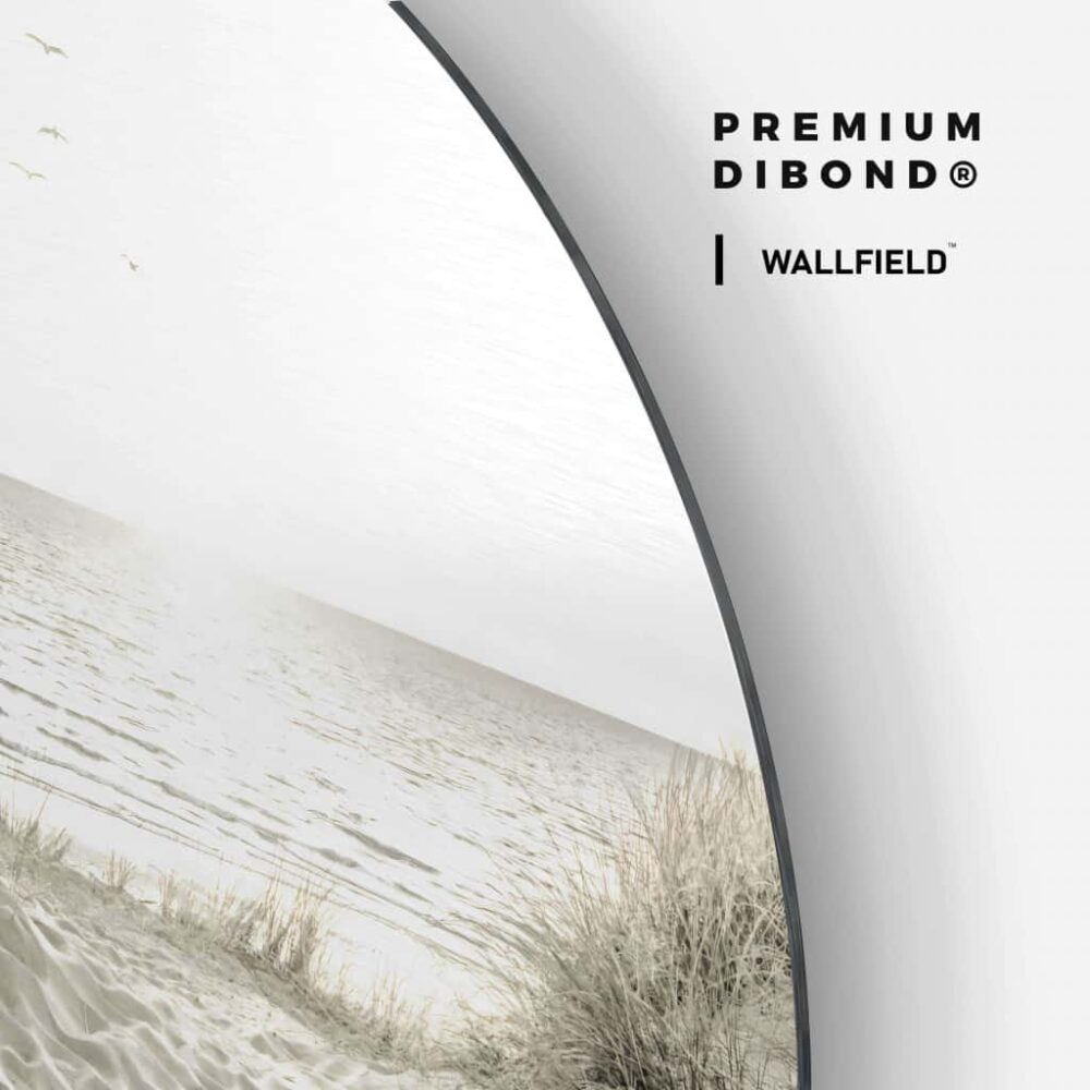 Beach - Muurcirkel Dibond