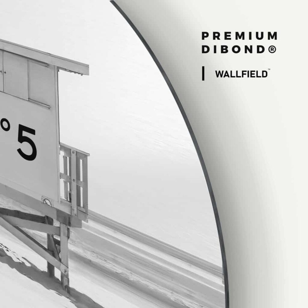 N5 Beach - Muurcirkel Dibond