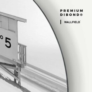 N5 Beach - Muurcirkel Dibond