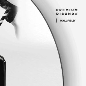 Coco Noir - Muurcirkel Dibond