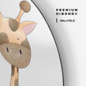 Animals Quotes IV - Muurcirkel Dibond