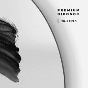 Acrylic Paint III - Muurcirkel Dibond