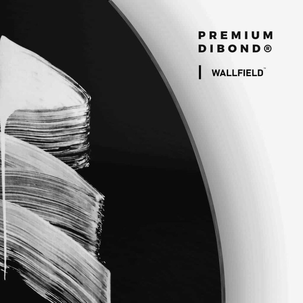 Abstract II - Muurcirkel Dibond