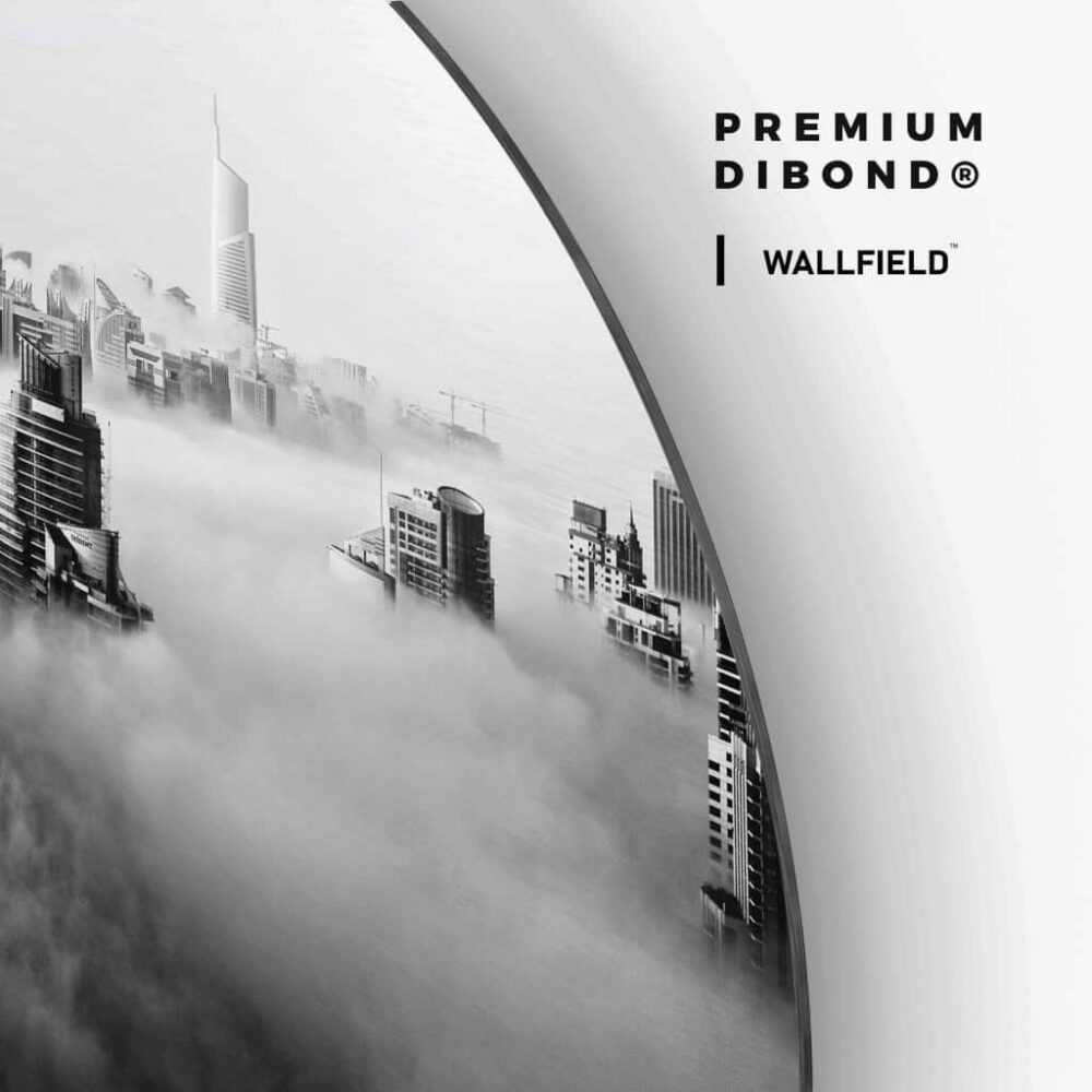 Dubai - Muurcirkel Dibond