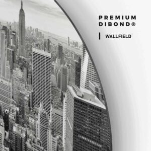 Manhattan - Muurcirkel Dibond